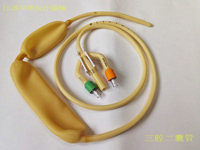 三腔雙囊胃管氣囊破裂怎么辦？