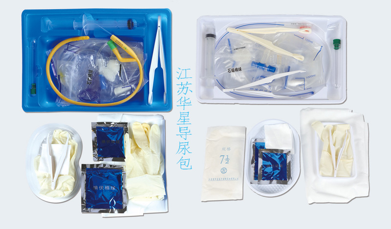 男性和女性患者使用導尿包時，操作上有哪些不同？